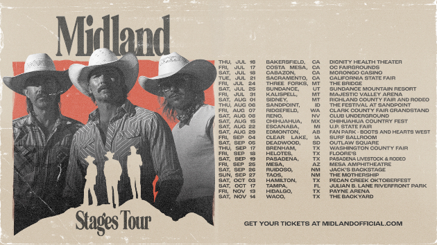Midland's 'Up in Texas' and all over on the Stages Tour 